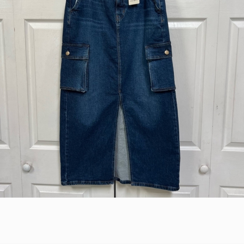 Ana Denim Cargo Maxi Skirt - Picture 3 of 3